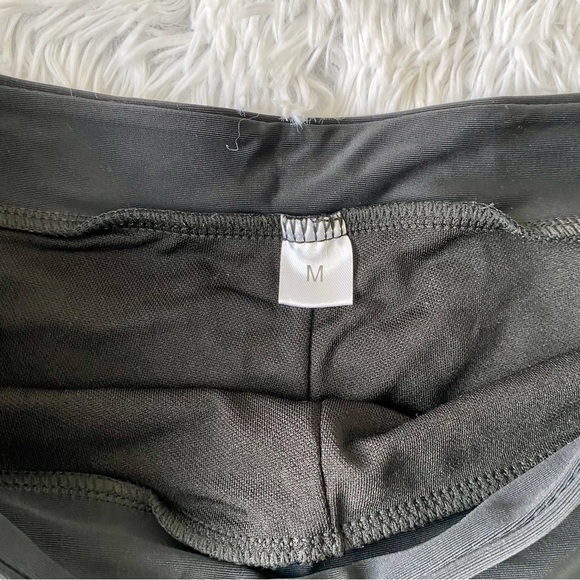 NWOT Two Piece Black Tankini Boy Shorts Modest Swimsuit Bikini - Picture 7 of 14